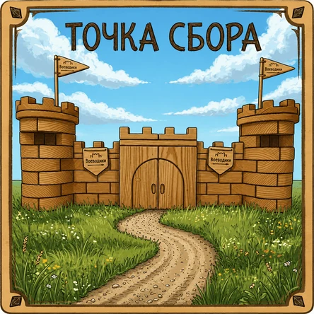 Воеводики: крепость "Точка сбора"